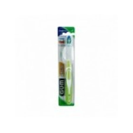 Periuta de Dinti Manuala, GUM, Medium Compact 585, Reduce Eficient Gingivita, Soft, Culoare Verde