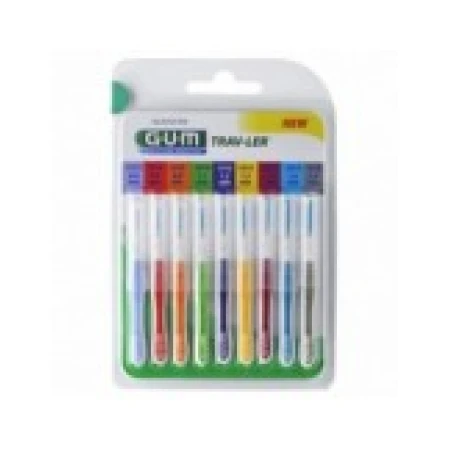 Set 9x Periute Interdentare, GUM, Trav-Ler, Curatare Eficienta prin Diverse Dimensiuni