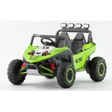 UTV electric pentru copii, Kinderauto Arrow Dune-Buggy, 220W, 12V, roti EVA, premium, 2 locuri, verde