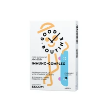 Immuno-Complex Kids Good Routine, 15 tablete masticabile, Secom