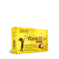 Vitamina D3 pentru copii 500 UI, 30 capsule moi, Zenyth