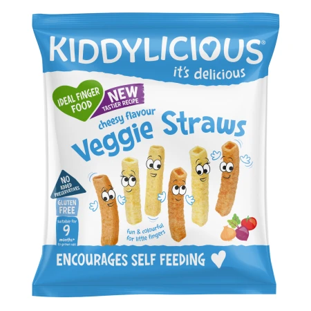 Sticksuri din legume cu aroma de branza, 12g, Kiddylicious