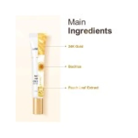 Ser pentru ochi, Lanbena, 24K Gold, cu Peptide de Aur 24K, Anti-Imbatranire, Anticearcane, 20ml