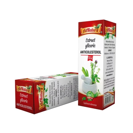 Anticolesterol extract gliceric,50 mililitri,Adnatura