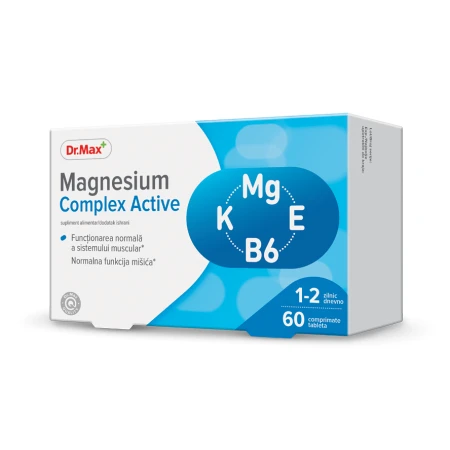 Dr. Max Magnesium Complex Active, 60 comprimate filmate