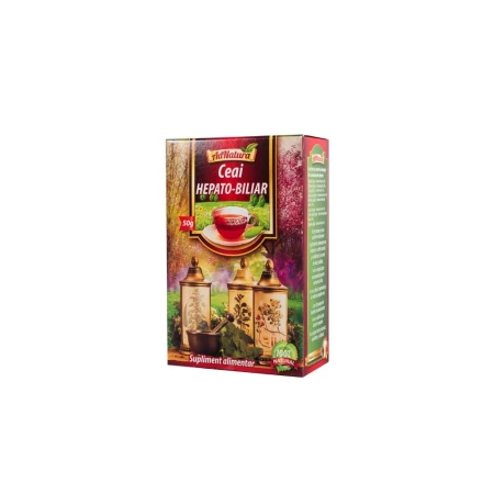 Ceai hepato-biliar, 50grame, AdNatura