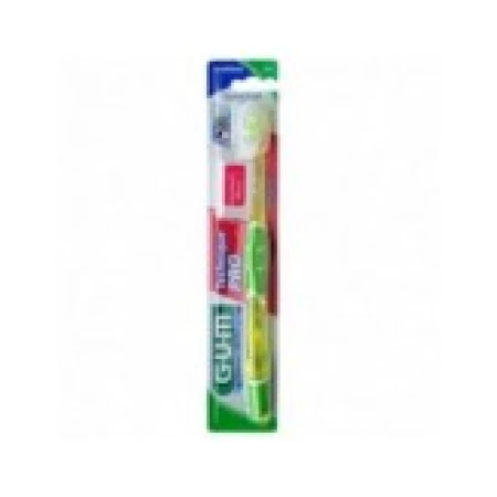 Periuta de Dinti Manuala, GUM, Technique Pro Compact 528, Periaj Profund si Delicat, Medium, Culoare Verde