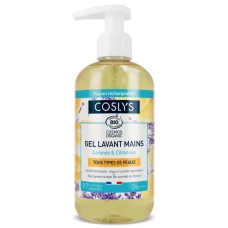 Gel bio pentru spalare pe maini fara sapun, cu extract de lamaie si lavanda, 300ml, Coslys