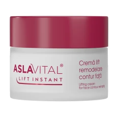 Crema lift pentru remodelare contur fata Lift Instant, 50ml, AslaVital