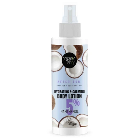 Lotiune de corp dupa expunerea solara, 150ml, Organic Shop