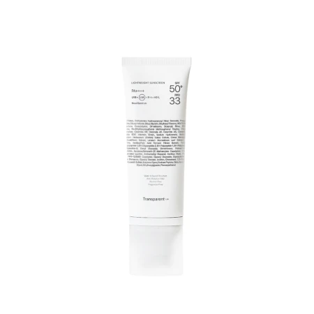 Lightweight sunscreen cu SPF50+ rezistenta la apa, 100ml, Transparent Lab