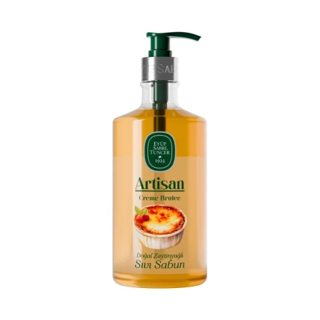 Sapun lichid cu ulei natural de masline Creme Brulee Artisan, 600ml, Eyüp Sabri Tuncer