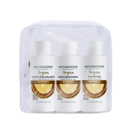 Kit de calatorie borseta Argan, Natura Verde