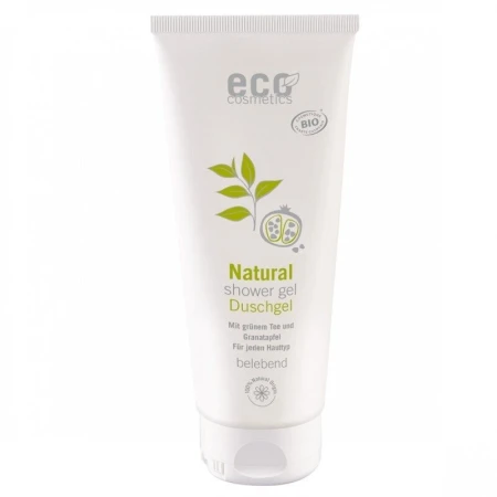 Gel de dus natural cu rodie si ceai verde 200ml