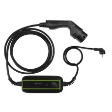 Cablu   Green Cell GC EV Schuko - type 2 pentru masina electrica si plug-in hybrid 3.6kW 10A / 16A