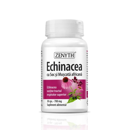 Echinacea cu soc si muscata africana, 30 capsule, Zenyth
