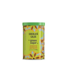 Ciocolata calda cu green sugar si aroma de portocale, 250g, Laboratoarele Remedia