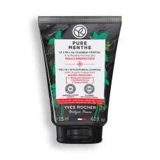 Gel 3 in 1 cu carbune vegetal, 125ml, Yves Rocher
