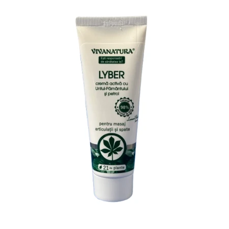 Crema activa cu untul-pamantului si petrol Lyber, 75ml, VivaNatura