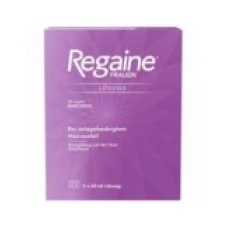 Solutie Cresterea Parului pentru Femei, Johnson & Johnson, Regaine, Minoxidil 2%, Pulverizator Inclus, 3x 60ml