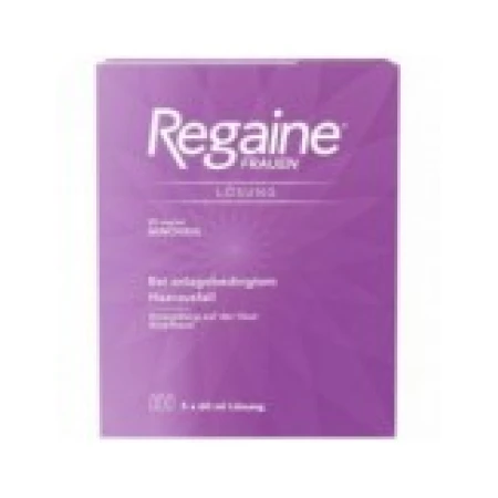Solutie Cresterea Parului pentru Femei, Johnson & Johnson, Regaine, Minoxidil 2%, Pulverizator Inclus, 3x 60ml