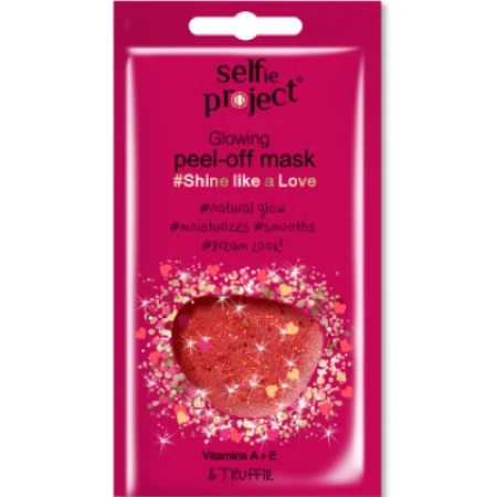 Masca exfolianta iluminanta de infrumusetare Galaxy Shine Like a Love, 12ml, Selfie Project