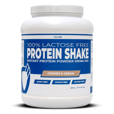 Proteina din albus de ou cu aroma de biscuiti cu frisca, 2kg, Ovowhite