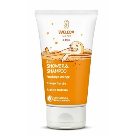 Kids Gel de dus si sampon 2in1 ORANGE, 150ml, Weleda