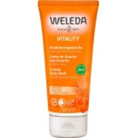 Crema de Dus, Weleda, Vitality, Efect Revitalizant, cu Catina, 200ml