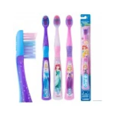 Periuta de Dinti pentru Copii, 3D White, Disney Princess, Roz