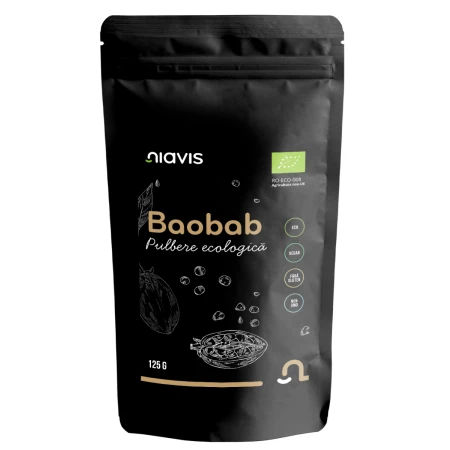 Pulbere ecologica Baobab, 125g, Niavis