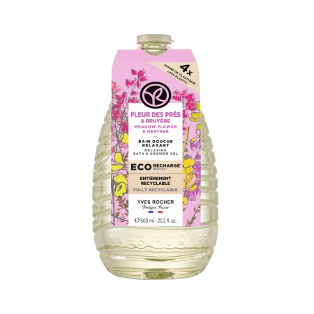 Rezerva gel de dus cu flori de camp, 600ml, Yves Rocher
