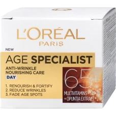 Crema antirid pentru fata de zi Age Specialist 65+, 50ml, L'Oreal Paris