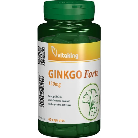 Extract de Ginkgo Forte 120mg, 60 capsule, Vitaking