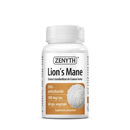 Lion's Mane, 60 capsule vegetale, Zenyth