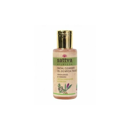 Gel de curatare fata cu Santal si Turmeric, 100ml, Sattva Ayurveda