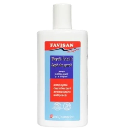 Apa de gura cu aloe si argila 250 ml, Favisan