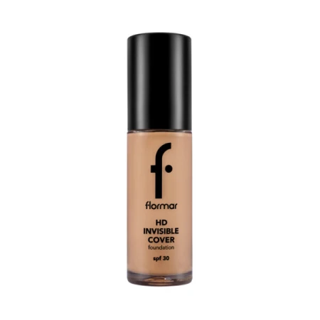 Fond de ten Invisible Cover HD 100 Medium Beige, 30ml, Flormar