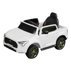 Masinuta electrica pentru copii, Toyota Tundra I-max Force, 12V 80W, echipata premium, alba