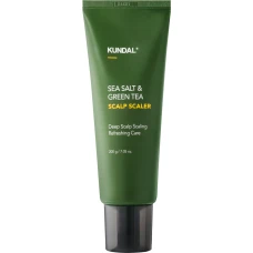 Tratament scalp cu sare de mare si ceai verde, 200g, Kundal