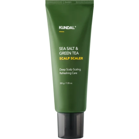Tratament scalp cu sare de mare si ceai verde, 200g, Kundal