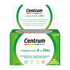 Centrum Complet de la A la Zinc multivitamine si multiminerale pentru sustinerea nevoilor nutritionale ale adultilor, 30 comprimate, Haleon