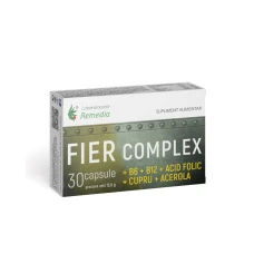 Fier Complex, 30 capsule, Laboratoarele Remedia