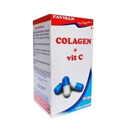 Colagen+Vit.C 70cps, Favisan