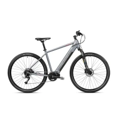 Bicicleta electrica de trekking barbati Romet Orkan 2 M MM Gri/Rosu 2023