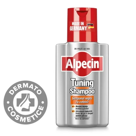 Sampon cu cofeina pentru parul inchis la culoare, 200ml, Alpecin