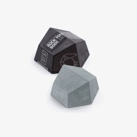 Sapun solid pentru corp cu argila caolinica, salvie si ulei de masline, 70g, SOLIDU