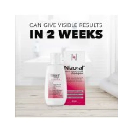 Sampon, Nizoral, Anti-Matreata, AntiFungic, Testat Dermatologic, Fara Parfum, Flacon 60ml
