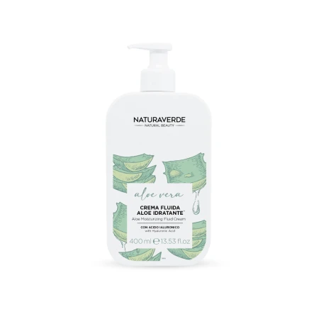 Crema fluida cu Aloe vera, 400ml, Naturaverde