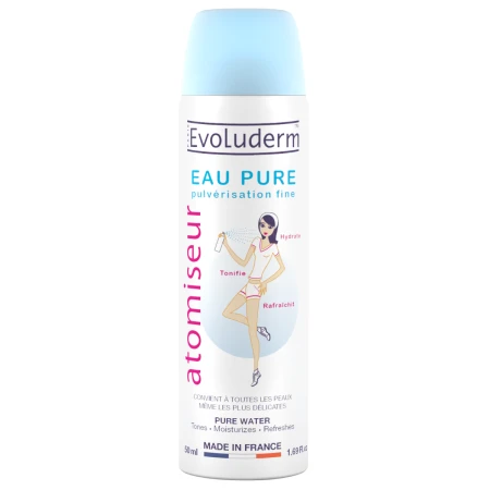 Spray apa pura pentru fata si corp, 50ml, Evoluderm